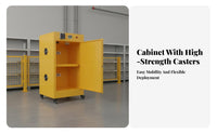 Battery Charging Cabinet Automatic Fire Extinguishing Detonation-Resistant Battery Cabinet Heat & Smoke Sensing Alarm Fire Resistant Locker