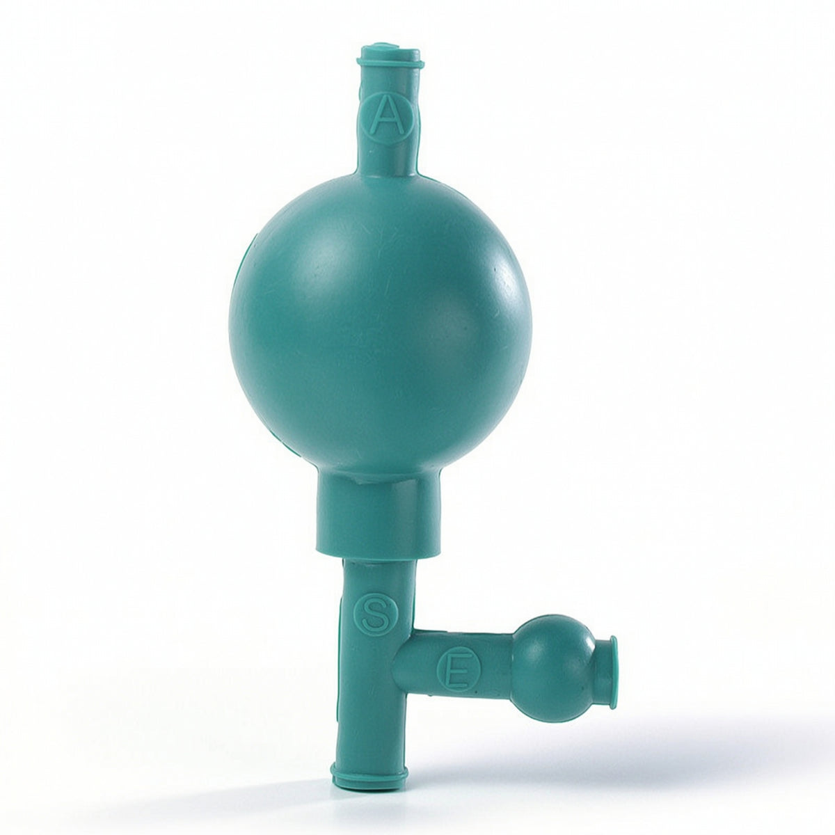 Corrosion-Resistant Three-Valve Pipette Bulb Long-Lasting Pipette Suction Bulb Quantitative Laboratory Tool One-Handed for Laboratory Technicians, Chemists