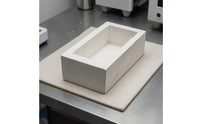 Square Quartz Crucible Pour Notch Laboratory Equipment Open-Top for Melting