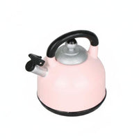 Dollhouse Kettle Colorful Set Dollhouse Tea Kettle Vintage Style 1:12 Scale Teapot for Kids, Pretend Play