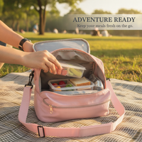 Multi-functional Insulated Lunch Bag Cooler Tote for Outdoor Picnic and Mom Bag