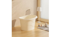 Deep Baby Bath Tub Safe Baby Bath Comfortable Toddler Wash Tub Soft for Bathroom