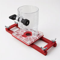 65mm Router Jig with Acrylic Body Stable Trim Router Jig Exact Groove Bracket Multifunctional for Cabinet Making, Workshop