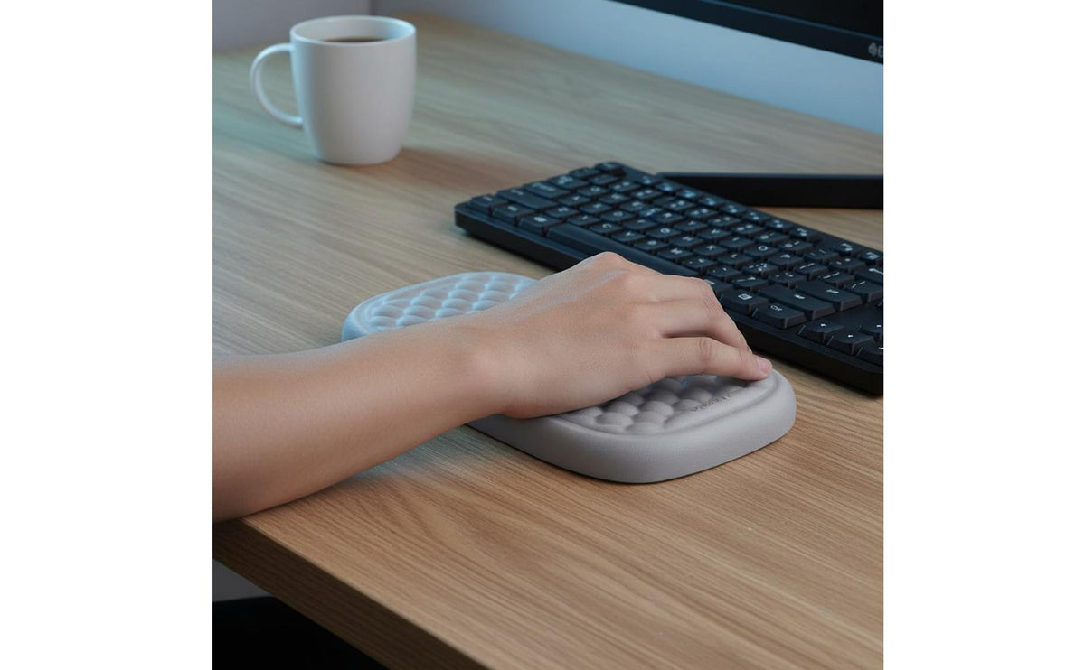Soft and Elastic Memory Foam Elbow Cushion Non-Slip Rubber Base Memory Foam Arm Cushion Easy to Clean for Programmers, Drivers, Gaming, Car