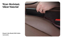 2 Pieces Space Filler Flexible Material Seat Crevice Barrier Easy Installation Automotive Console Crevice Protector