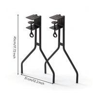 No-Drill Clamp-on Table Legs Punchwithout Drilling Table Clamp Legs Reusable Hardware Heavy-Duty for Campers, DIYers