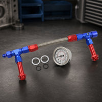High Pressure Braided Fuel Hose Assembly Abrasion Resistant Fuel Line with AN Fittings for Engine Bay