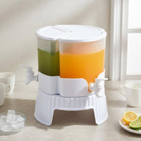 3 grid Refrigerator Drink Dispenser 360° Rotation Rotating Beverage Dispenser Temperature Resistant for Kitchen, Party