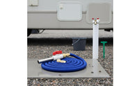 Expandable RV Water Hose Easy Storage Campsite Water Filling Kit Kink Portable Car Wash Hose for Campers, Camping, Outdoor, Garden