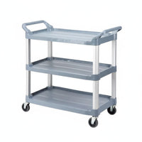 3-Tier Service Trolley Heavy Duty for Hotel Staff
