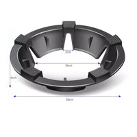 Gas Cooktop Flame Shield High-Temperature-Resistant Flame Concentrator Collar Cast Iron Cooktop Collar Ribbed Support Tabs