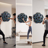 Electronic Boxing Target Bluetooth Music Boxing Machine with Gloves Fitness Equipment Interactive Space-Saving for Adults