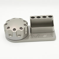 Rotating Screwdriver Rack Shiny Finish Desktop Screwdriver Stand Rectangular Foundation Tool Holder Stand