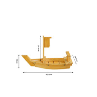 Sushi Boat Wooden Sashimi Serving Boat Food Sushi Serving Tray for Themed Parties