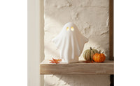 Ghost Ornament Halloween Ghost Figurine Resin Glowing for Tabletop, Mantel