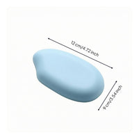 Washable Pebble-Shaped Wrist Rest Skin-Friendly Mouse Wrist Rest Polished Desk Accessory Rounded
