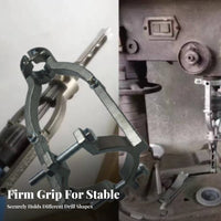 Precise Drilling Square Hole Drill Bit Adapter Versatile Use Hand Drill to Mortiser Converter Heavy Duty for Woodworking, Furniture Making