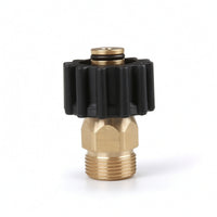 Pressure Washer Swivel Connector Brass Pressure Washer Swivel Fitting with O-Seal Seal 360-Degree Anti-Kink