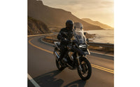Windshield Extension Universal Windshield with Clamp Transparent Wind Deflector with Fasten on Mount for Riders, Long Distance Riding