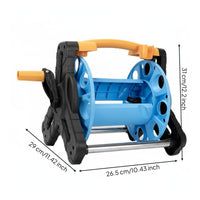Garden Hose Reel Cart Sturdy Frame Outdoor Watering Tool Weather-Resistant