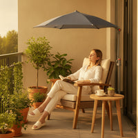 UPF 50+ Clamp-on Umbrella Protection Chair Umbrella with Clamp Portable Sun Shade Adjustable for Beachgoers, Campers, Anglers, Camping, Fishing