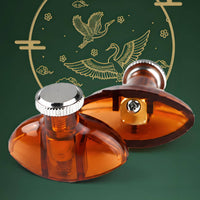 2 Pieces Erhu Fine Tuner Silver Toned Erhu Tuning Parts Teardrop Shaped