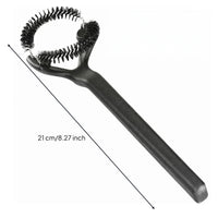 Grouphead Cleaning Brush Stainless Steel Band Brew Head Brush Long Handle Maintenance Tool