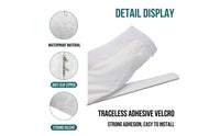 Window Barrier with Zipper Waterproof Window Sealing Cloth Portable for Bedroom, Apartment, Dorm Room
