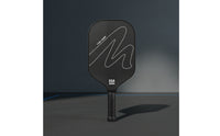 16mm Carbon Fiber Pickleball Paddle Matte Pickleball Paddle with Wrapped Grip Abrasion-Resistant Racket Lightweight for Training