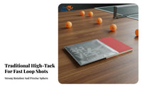 Tacky Racket Sport Pong Rubber High Tackiness Racket Sport Pong Paddle Rubber Sheet Fast Attack Racket Sport Accessory for Competitive Athletes