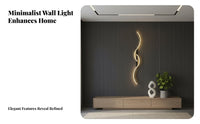 Artistic Decor Modern Wall Sconce Soft Radiance Minimalist Wall Lamp Glare-without Glare Illumination LED up down Light Adjustable Color Temperature for Interior Designers, Design Enthusiasts, Homeowners, Bedroom, Living Room, Hallway, Staircase