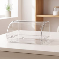 Clear Makeup Organizer with Transparent Lid Dustproof Makeup Organizer with Lid Dust Free Display Case Elegant for Dresser