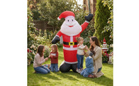 Christmas Inflatable Santa Father Christmas Outdoor Inflatable Santa Father Christmas Yard Decoration Cartoon-Style Decorations