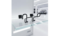 Stainless Steel Double Hook Car Hanger Multifunction Car Seat Hook Organizer Space Saving Headrest Coat Hanger Easy to Install for Travel