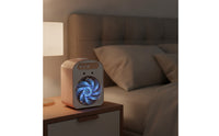 Rechargeable Desktop Humidifying Fan Portable Humidifying Fan with Carry Strap Compact Cordless for Students