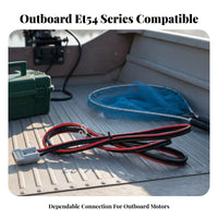 solid Copper Wire Outboard engine Power cord Plug-in Design nautical Battery Connection cord Boat Engine Replacement Parts Waterproof for Boaters, Fishermen, DIY hobbyists, Fishing, Outdoor, Garage