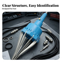 Sturdy Steel Build Rust Resistant Curved Metal Arms Pneumatic CV Boot Installation Tool CV Boot Installation Tool