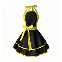Waterproof Apron TPU Material Princess Apron Easy to Clean Covering Garment for Women