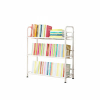 Stable Structure Multi-Tier Bookshelf Multifunctional Floor Standing Book Rack Large Capacity Simple Book Storage Shelf Space Saving for from Ice Workers, Apartment Dwellers, Study Room, Bedroom, Entryway, Bathroom