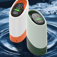 Waterproof Rechargeable Shower Pump Adjustable Speed Electric Portable Shower Digital Display Outdoor Gear Low Noise for Campers, Hikers, Pet Owners, Camping, Travel, Dormitory
