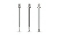 3 Pieces Hex Shank Extension Adapter Long Hardware Secured Fit for Diyers