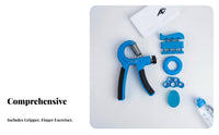 5 Pieces Grip Strengthener Set Long-Lasting Hand Grip Strengthener Kit Adjustable Hand Grip Bundle Portable Finger