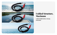 Coiled Wave Leash 100 Cm Kite Wave Leash Surfboard Leg Rope Tangleunrestricted for Surfing