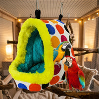 Guinea Pig and Washable Sleeping House for Parrots and Hamsters, Hanging Winter Warm Avian House for Squirrels and Hedgehogs