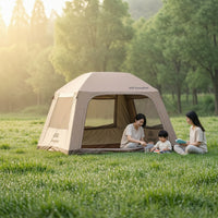 Quick Setup Inflatable Cabin Tent Family Inflatable Tent Waterproof Leak-Resistant for Campers, Families, Camping, Weekend Trips