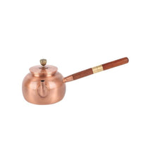 Copper Teapot Handmade Teapot with Wooden Handle Handcrafted Cookware