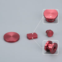 3 Pieces Anodized Damage Puller Pads Lightweight Pull Tabs Professional Glue Tabs High Quality for Mechanics