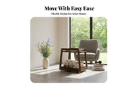 Multi-Functional Curved designd over-Couch Table with Shelves Space-Saving Design Curved designd Rolling Table Easy to Assemble Indoor Furniture Rounded Corners for Home Office Workers, Apartment Dwellers, residents, Living Room, Bedroom, Small areas