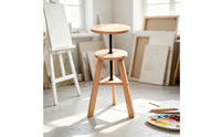 Artist Stool Space-Saving Adjustable Height Stool Versatile Furniture for Painters, Easel Work