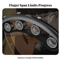 Adjustable Finger Expander Portable Finger Expander Tool Ergonomic Design Musical Practice Tool for Instrumentalists, Piano Instrumentalists